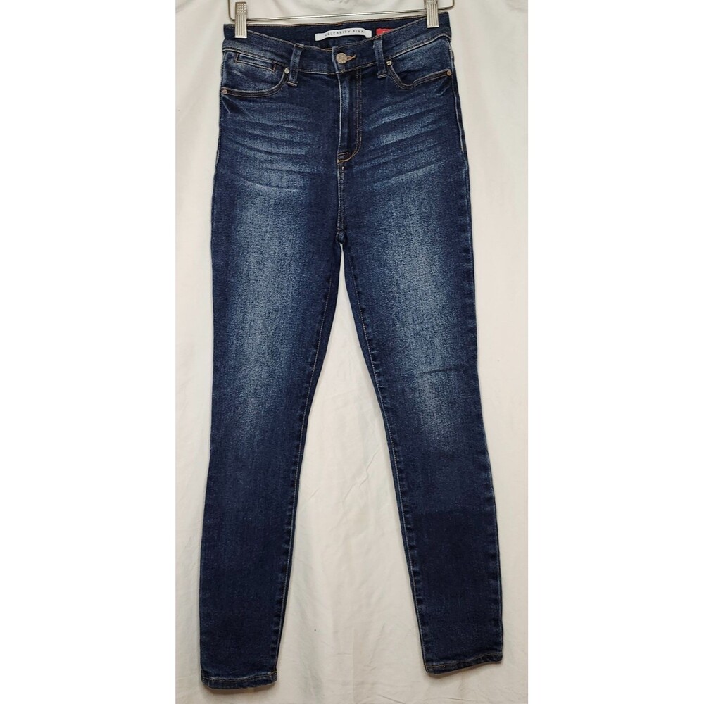 Celebrity Pink The Spice High Rise Ankle Skinny Jeans 1/25 Dark Wash